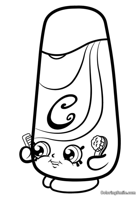 Shopkins Silky Is - Farvelægningsside