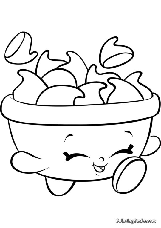 Shopkins Chips - Farvelægningsside