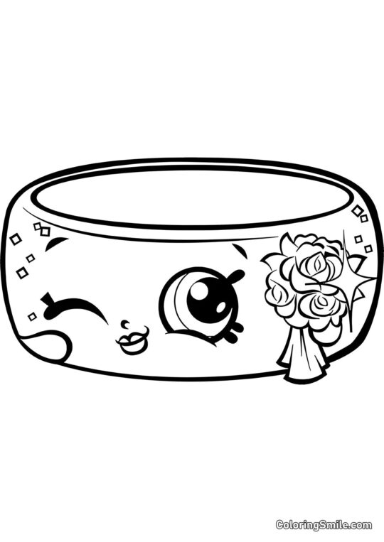 Shopkins Andy Bendy - Farvelægningsside