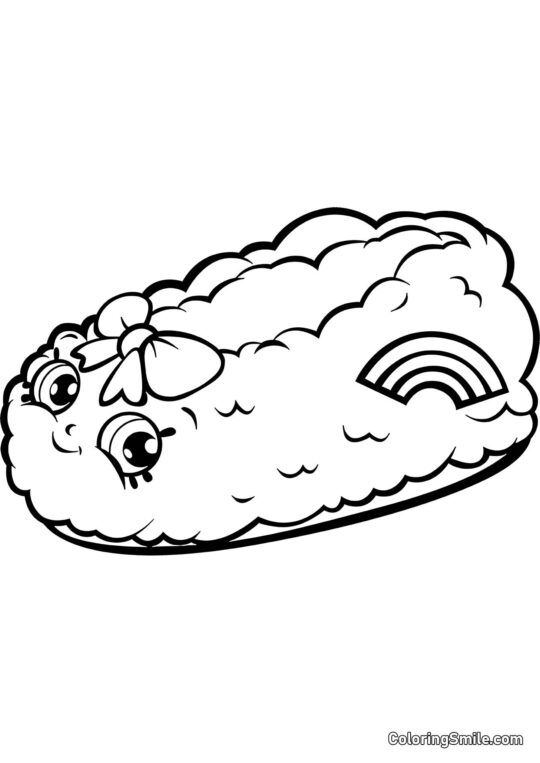 Shopkins Fuzzy Sko - Farvelægningsside