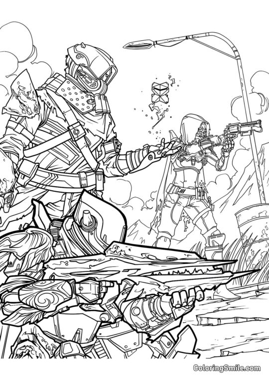 Fortnite Battle Royale - Farvelægningsside