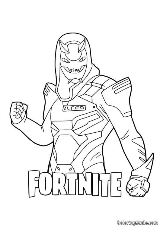 Fortnite Vendetta - Farvelægningsside