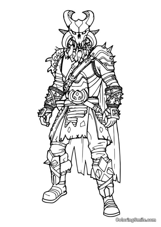 Fortnite Ragnarok - Farvelægningsside