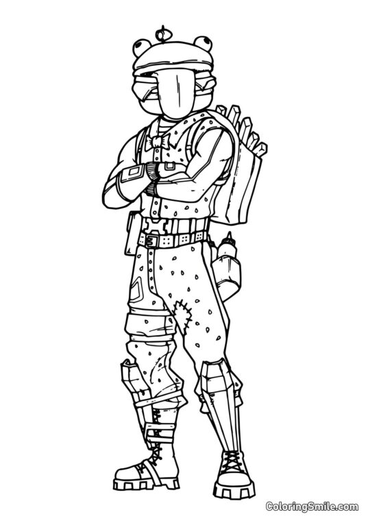 Fortnite Durr Burger - Farvelægningsside