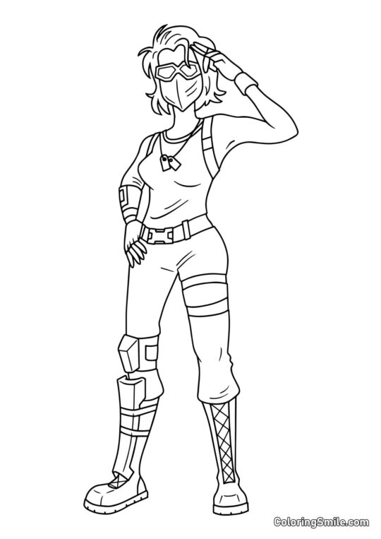 Fortnite Viper - Farvelægningsside