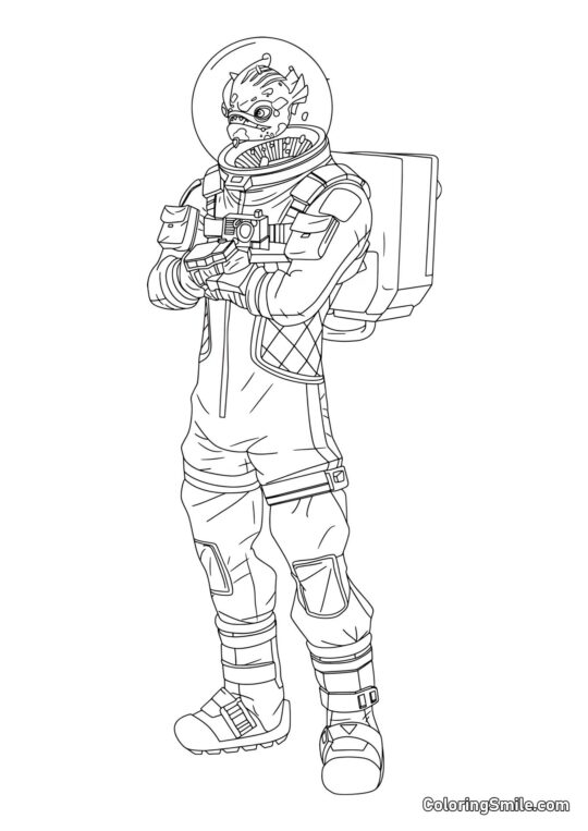 Fortnite Leviathan - Farvelægningsside