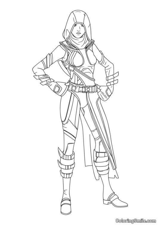 Fortnite Skæbne - Farvelægningsside