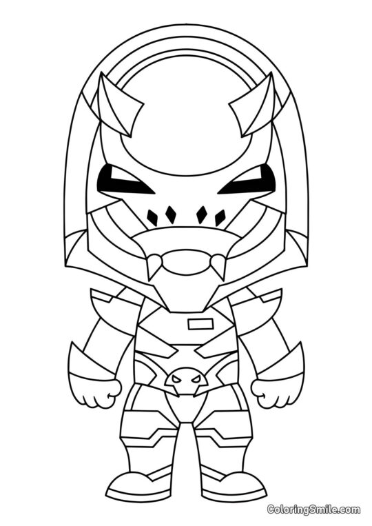 Fortnite Chibi Vendetta - Farvelægningsside