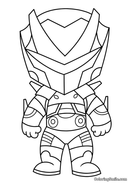 Fortnite Chibi Miasma - Farvelægningsside