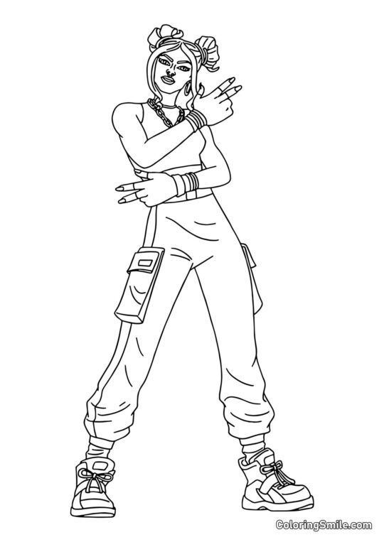 Fortnite Bling - Farvelægningsside