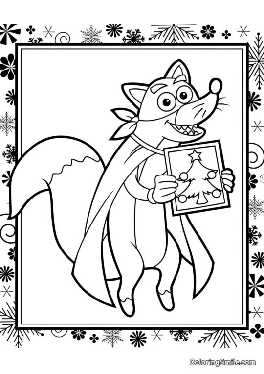 Egern og nytår Egern og nytår - Farvelægningsside