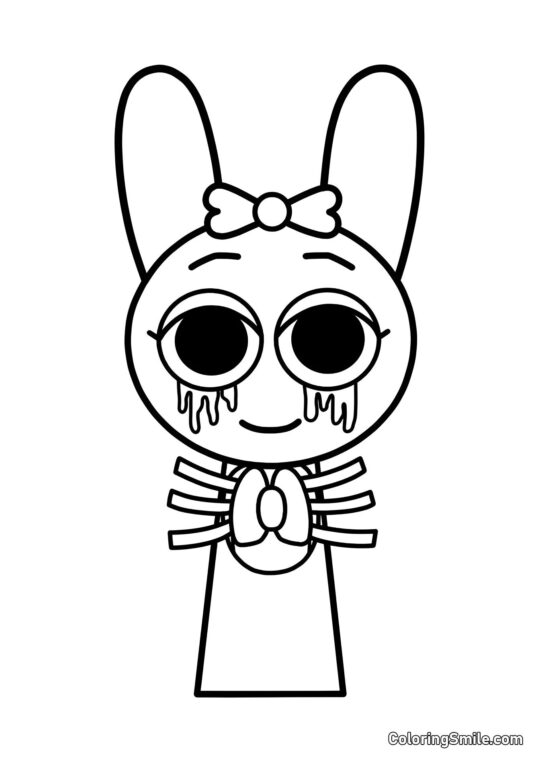 Skræmmende Pinky - Farvelægningsside