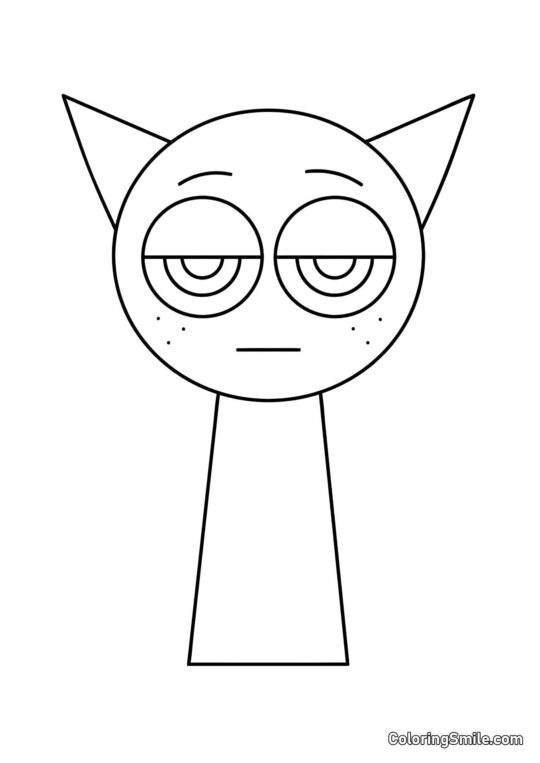 Sprunk Grå - Farvelægningsside