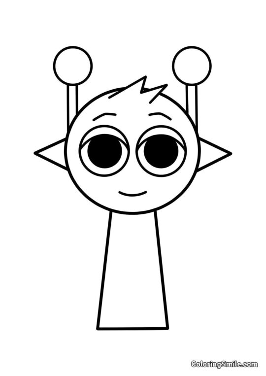 Sprunk Simon - Farvelægningsside