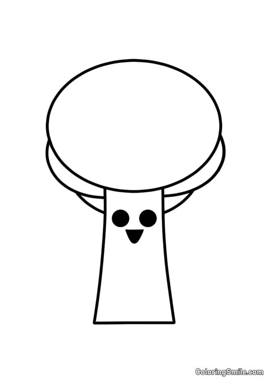 Sprunk Mister Træ - Farvelægningsside