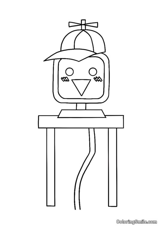 Sprunk Mister Glade Computer - Farvelægningsside