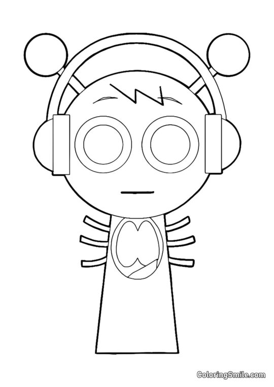 Skræmmende Sprunk Oren - Farvelægningsside