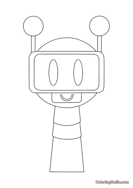 Sprunk Glade Bot - Farvelægningsside