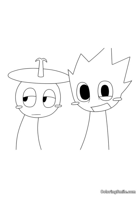 Sprunki Klyukr og OVAKS - Farvelægningsside