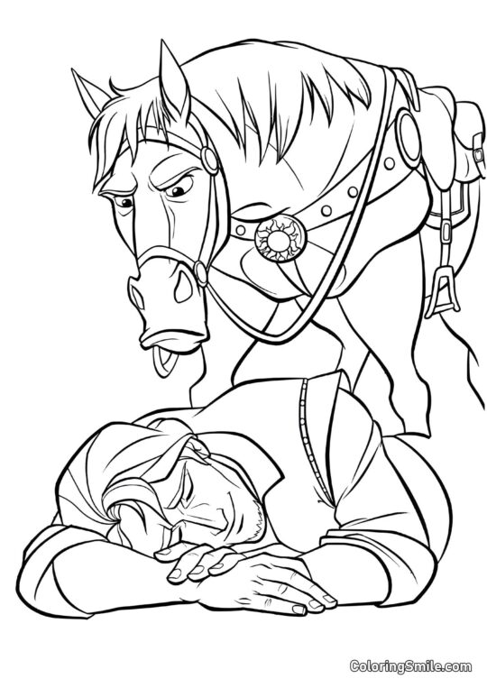 Hest Maximus Finder Flynn Hest Maximus Finder Flynn - Farvelægningsside