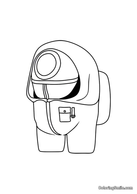 Among Us i Squid Game Stil - Farvelægningsside