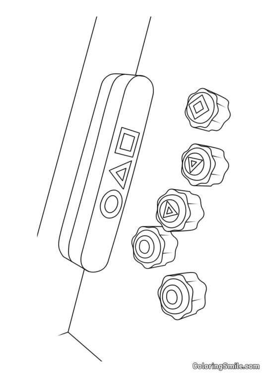 Kong fra Squid Game 2 - Farvelægningsside