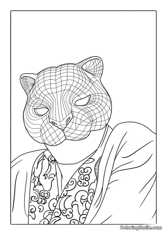 Seer fra Squid Game - Farvelægningsside