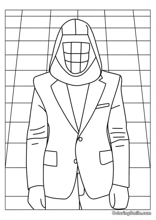 Vært for Squid Game - Farvelægningsside