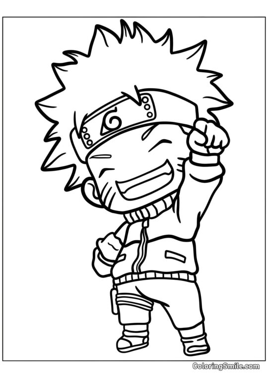 Chibi Naruto - Farvelægningsside