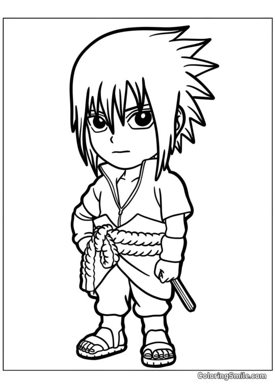 Kawaii Uchiha Sasuke - Farvelægningsside