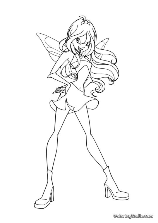 Blooms Nye Outfit Blooms Nye Outfit - Farvelægningsside