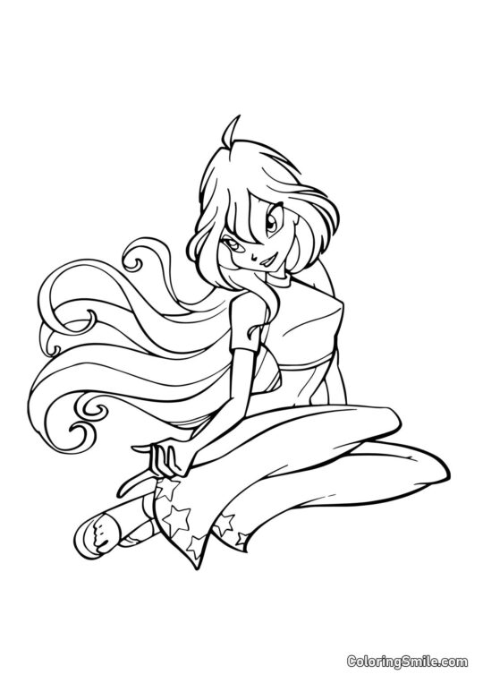 Bloom Kender Hemmeligheden Bloom Kender Hemmeligheden - Farvelægningsside