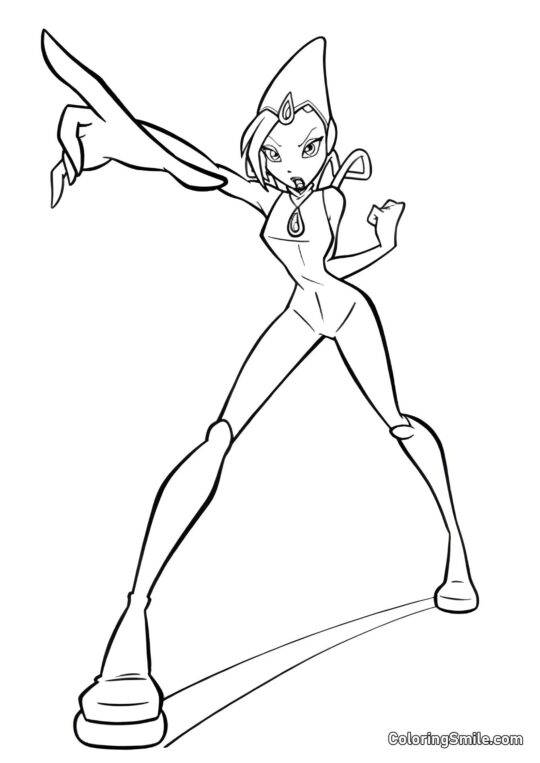 Tecna Angriber Tecna Angriber - Farvelægningsside