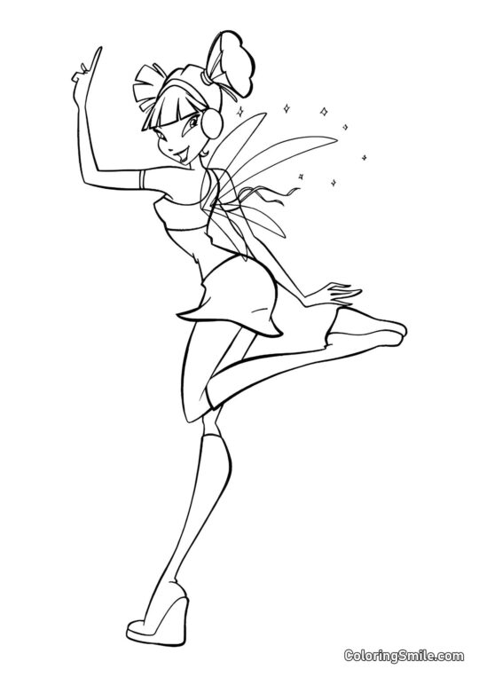 Musa Winx Musa Winx - Farvelægningsside