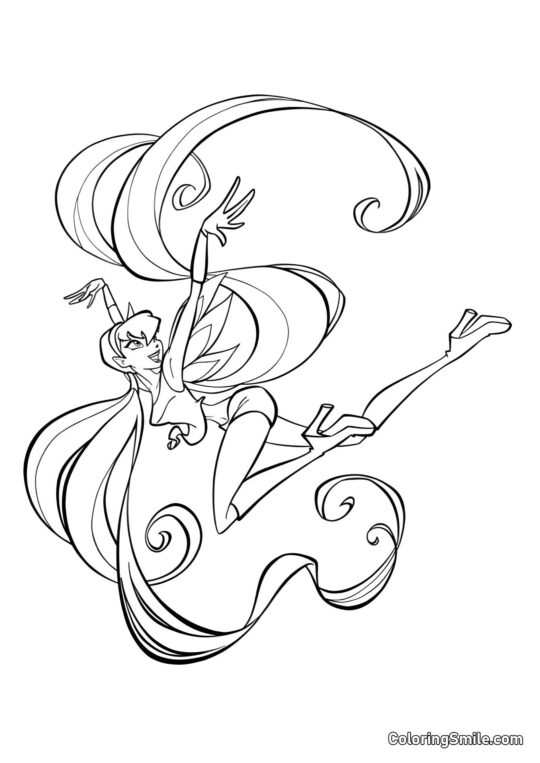 Stella – Troldkvinden Stella – Troldkvinden - Farvelægningsside