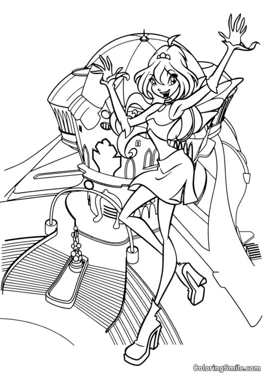 Bloom i Alfea Bloom i Alfea - Farvelægningsside