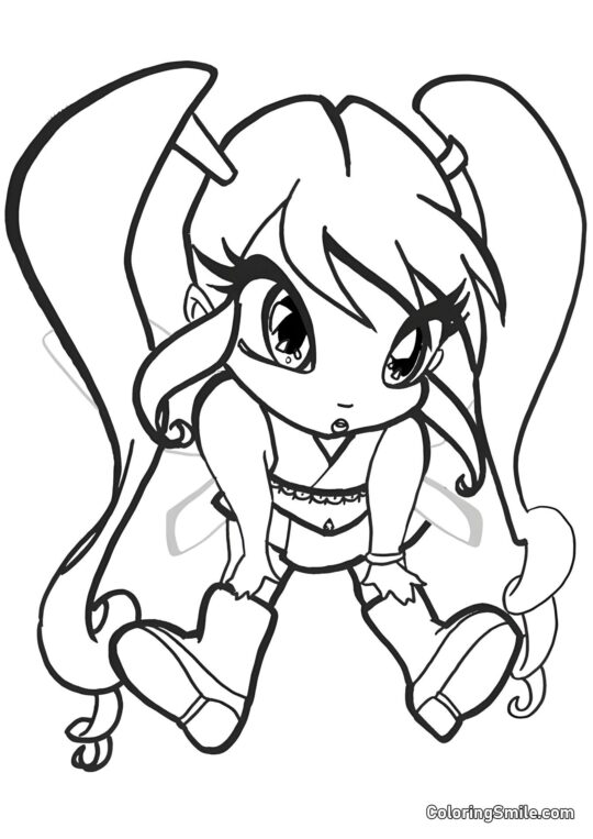 Pixie Chatta Pixie Chatta - Farvelægningsside