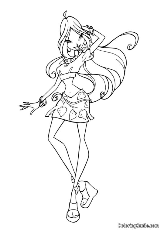 Flora – Fashionista Flora – Fashionista - Farvelægningsside