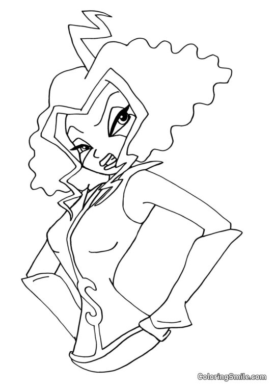 Stormy som Sædvanlig i Dårligt Humør Stormy som Sædvanlig i Dårligt Humør - Farvelægningsside