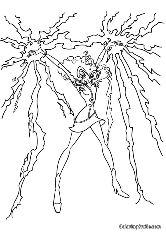 Stormy – Heks af Storme Stormy – Heks af Storme - Farvelægningsside