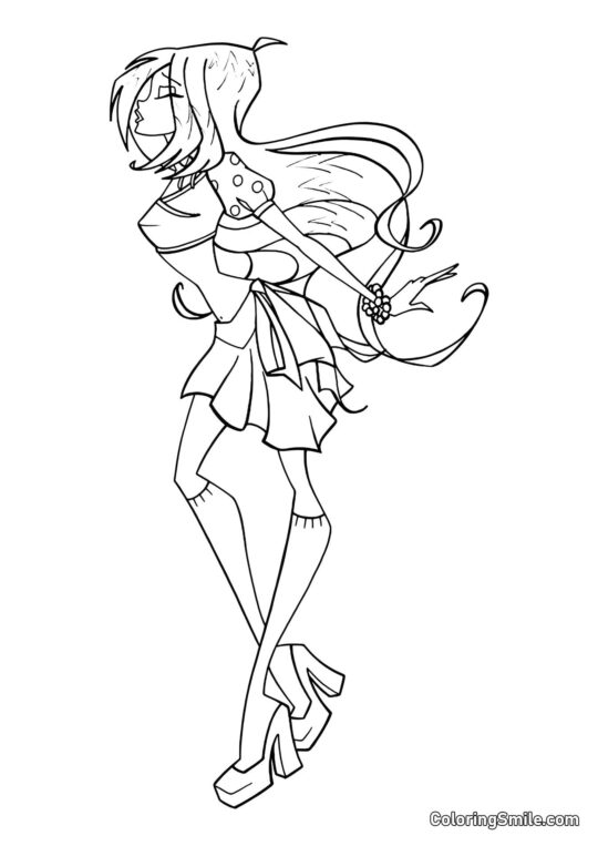 Floras Kys Floras Kys - Farvelægningsside