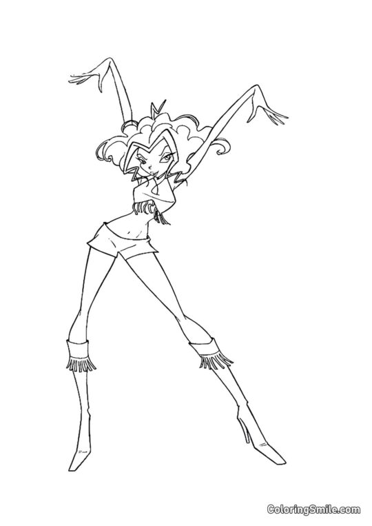 Heks Trix Stormy Heks Trix Stormy - Farvelægningsside