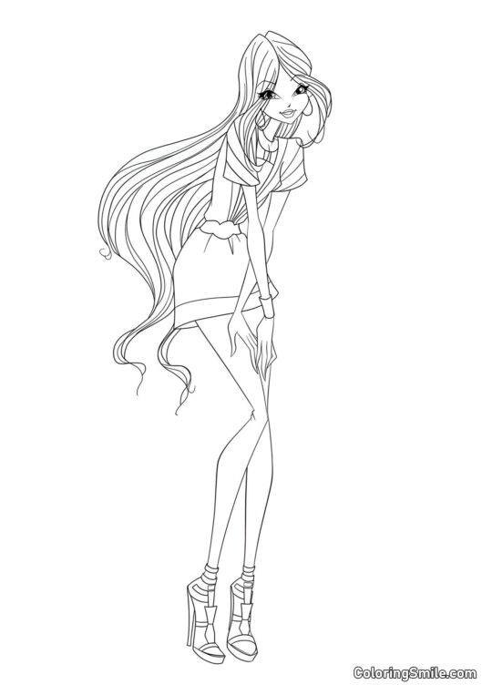 Winx Flora Travelix Winx Flora Travelix - Farvelægningsside