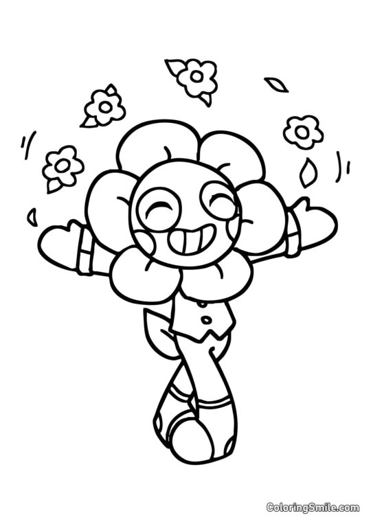 Glad Dendy - Farvelægningsside