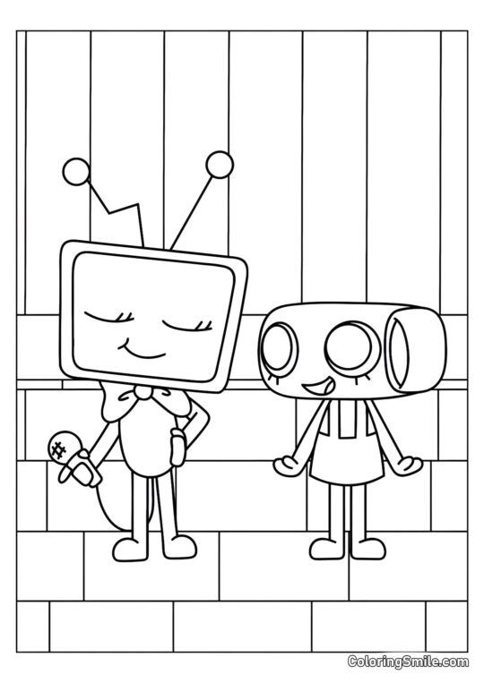 Vi og Shelly fra Dendy’s Verden - Farvelægningsside