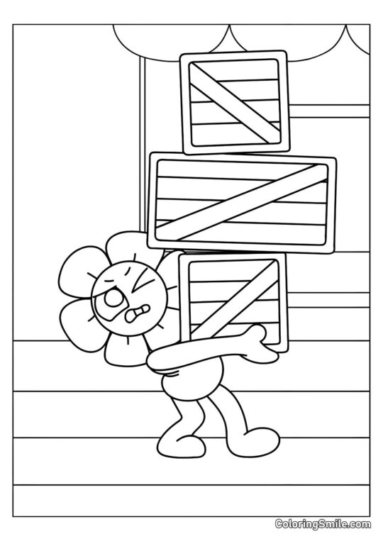 Dendy fra Roblox - Farvelægningsside