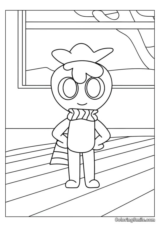 Sprout fra Dendy’s Verden - Farvelægningsside