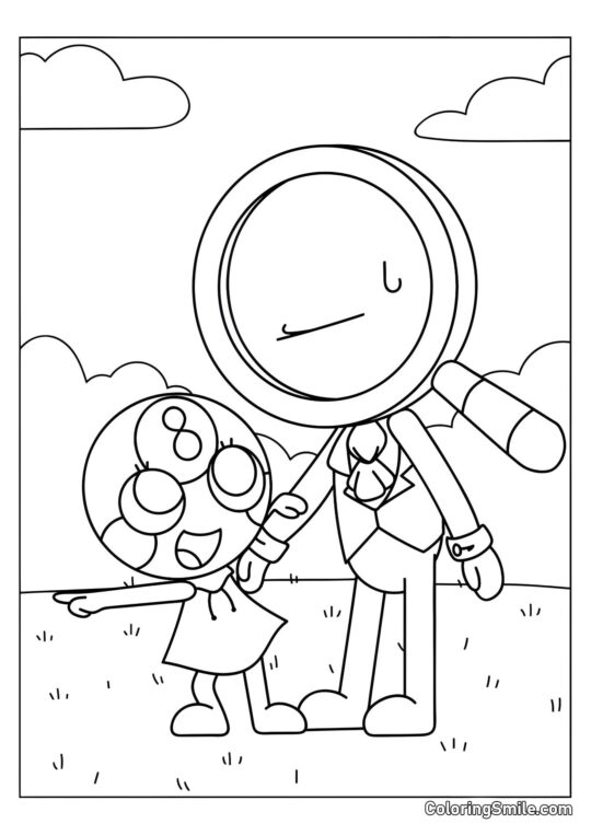 Tudles og Roger fra Dendy’s Verden - Farvelægningsside