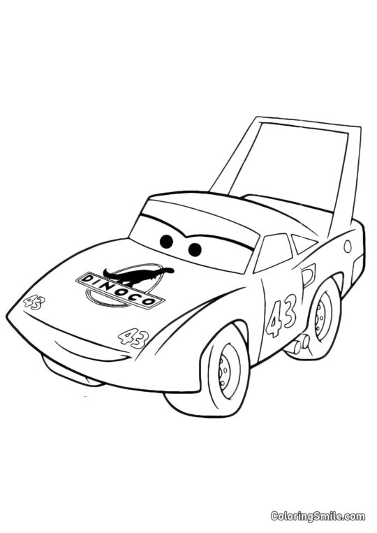 Kongen i al sin pragt - Farvelægningsside