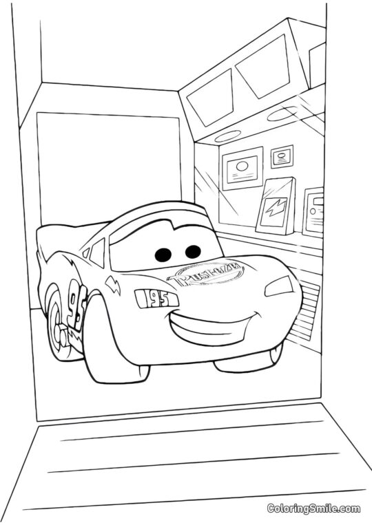 Glad McQueen - Farvelægningsside